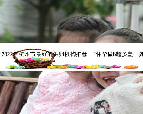 杭州爱心借卵生子 2022年杭州市最好的供卵机构推荐 ‘怀孕做b超多盖一处房确